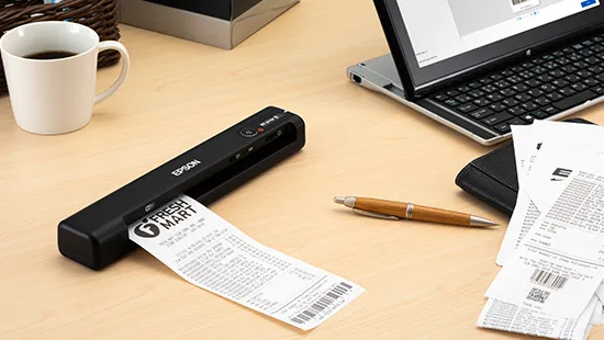 EPSON COLOR DOCUMENT SCANNER PORTABLE WORKFORCE A4 ES-60W with WiFi view 5
